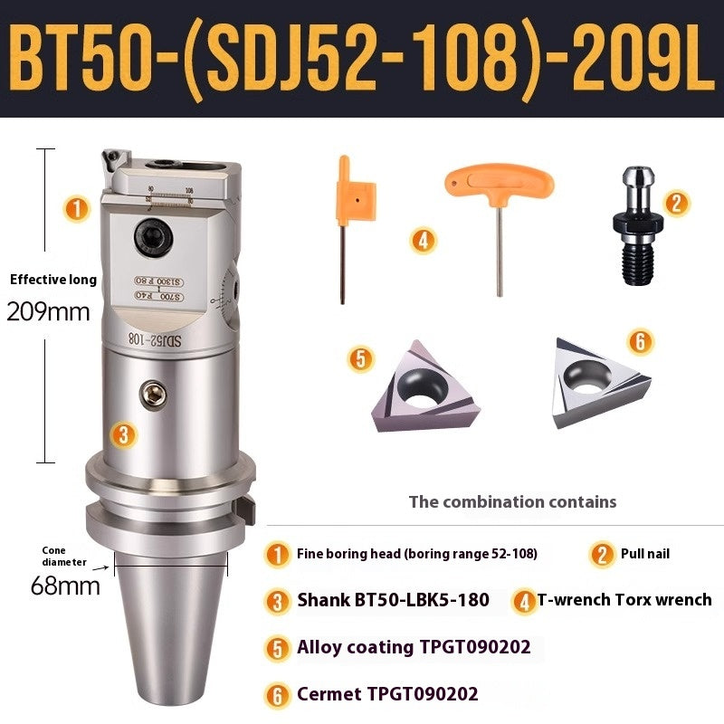 1072-SDJ Fine Boring Tools Fine Boring Heads Adjustable BT40 Fine Boring Tools Set Machining Center Small Bore Fine Boring Tools Shandong Denso Pricision Tools Co.,Ltd.